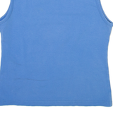 CARHARTT Womens T-Shirt Blue Sleeveless S