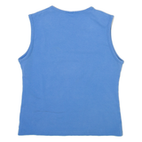 CARHARTT Womens T-Shirt Blue Sleeveless S