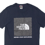 THE NORTH FACE Mens T-Shirt Blue XS