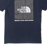 THE NORTH FACE Mens T-Shirt Blue XS