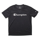 CHAMPION Mens T-Shirt Black Crew Neck M