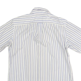 NAUTICA Classic Fit Mens Shirt White Striped M