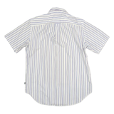 NAUTICA Classic Fit Mens Shirt White Striped M