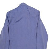 DKNY Slim Fit Mens Plain Shirt Blue Long Sleeve S