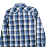 LEVI'S Slim Fit Mens Shirt Blue Gingham Long Sleeve M