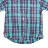 TOMMY HILFIGER Custom Fit Mens Shirt Green Check M