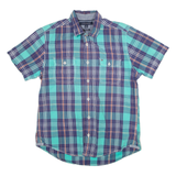 TOMMY HILFIGER Custom Fit Mens Shirt Green Check M