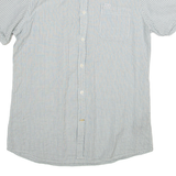 BARBOUR Tailored Fit Mens Shirt Blue Striped M