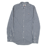 TOMMY JEANS Slim Fit Mens Shirt Grey Gingham Long Sleeve S