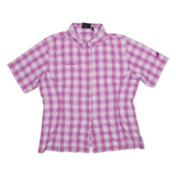 MAMMUT Womens Shirt Purple Check 2XL