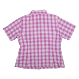 MAMMUT Womens Shirt Purple Check 2XL