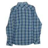G-STAR Mens Shirt Blue Check Long Sleeve L