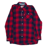 LEVI'S Mens Shirt Red Gingham Long Sleeve S
