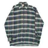 EXPLORER Mens Shirt Green Check Long Sleeve L