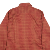 KLEPPER Mens Shirt Red Check Long Sleeve L