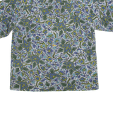 GATSBY Mens Shirt Blue Floral L