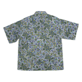 GATSBY Mens Shirt Blue Floral L