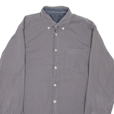 MARC O'POLO Regular Fit Mens Shirt Grey Spotted Long Sleeve M