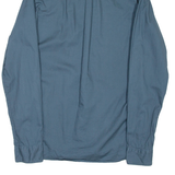 ALL SAINTS Mens Plain Shirt Blue Long Sleeve S