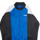 BRUNEX Cycling Mens Track Jacket Blue Colourblock 2XL