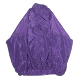 Mens Shell Jacket Purple Satin Nylon M