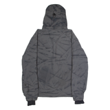 CARHARTT Slush Mens Ski Coat Grey Nylon Hooded Spotted XL