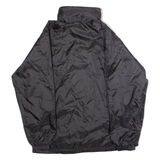 PRIMATO Mens Pullover Jacket Black Nylon Hooded M