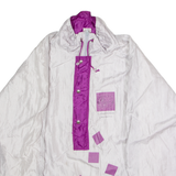 CHAMP SPORT Turner Runde Lassnitz Mens Pullover Jacket Silver 90s XL