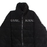 KARL KANI Mens Puffer Jacket Black M