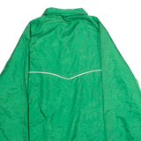 SWINGSTER Mens Windbreaker Jacket Green Nylon 80s Colourblock L