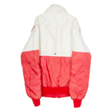 KILLY Mens Jacket Red 80s Hooded Colourblock S