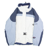 COLUMBIA Insulated Womens Jacket White Hooded Colourblock L