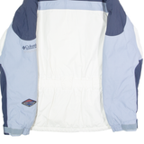 COLUMBIA Insulated Womens Jacket White Hooded Colourblock L