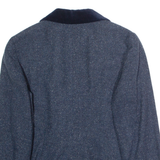 APART IMPRESSIONS Womens Blazer Jacket Blue Wool 90s UK 12