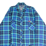 CHALET Mens Lumberjack Jacket Blue Flannel Plaid 2XL