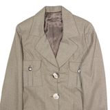 Womens Blazer Jacket Brown M
