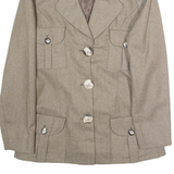 Womens Blazer Jacket Brown M