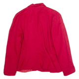 JUDI JORDAN Womens Blazer Jacket Red Wool 90s UK 14