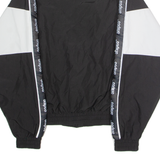 SNIPES Womens Windbreaker Jacket Black Colourblock XS