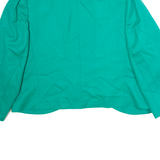 Womens Blazer Jacket Green Wool 90s UK 14
