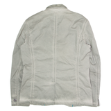 CALVIN KLEIN JEANS Womens Blazer Jacket Grey 2XL