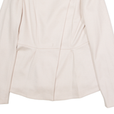 MARELLA Womens Blazer Jacket Beige Wool UK 10