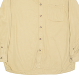 TED BAKER Mens Plain Shirt Brown Long Sleeve L