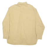 TED BAKER Mens Plain Shirt Brown Long Sleeve L