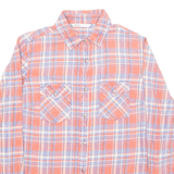 BIG STAR Womens Shirt Red Check Long Sleeve M