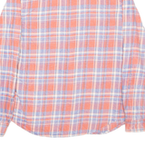 BIG STAR Womens Shirt Red Check Long Sleeve M