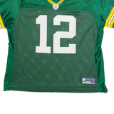 REEBOK NFL 12 Rodgers Womens Jersey Green USA V-Neck Nylon XL