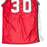 POWERS Pequea Vally Mens Jersey Red Sleeveless USA V-Neck Nylon M