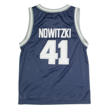 NIKE Dallas Mavericks Boys Jersey Blue Sleeveless USA Nylon L