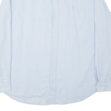 TIMBERLAND Slim Fit Mens Flannel Shirt Blue Long Sleeve 2XL